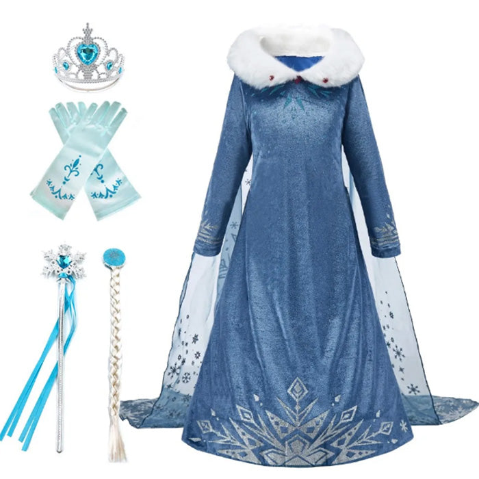 Costume Elsa Reine des Neiges "Magie Hivernale"