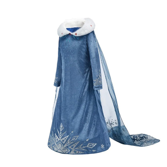 Robe de la Reine des Neiges "Magie Hivernale"